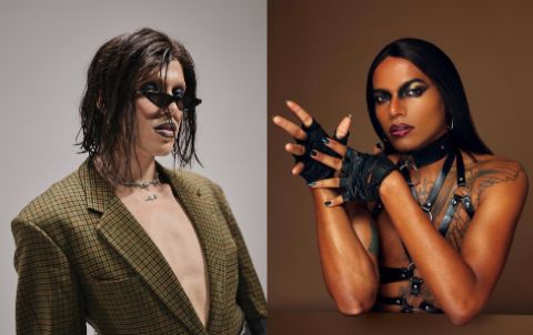 L: Hausvrau, courtesy of the artist. R: Ivy by Lukas Beyeler. Photo: Patrick Metraux
