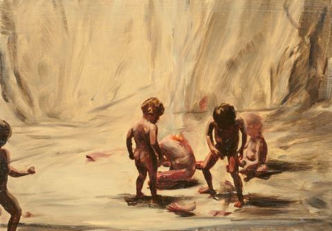 Michaël Borremans, Fire from the Sun (2017)