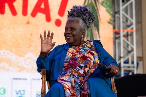 Conceição Evaristo. Foto: Festa Literária das Periferias (FLUP), 2024