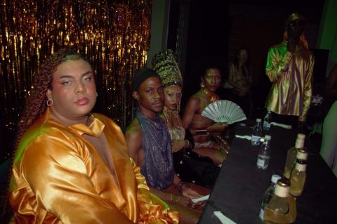Judges at ‘Kiki Ball Negro Marica Afrofuturista’ (2025), Cali, Colombia. Photo: courtesy of Inexorable Films