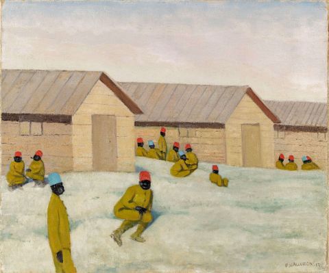 Félix Vallotton, Soldats sénégalais au camp de Mailly (1917). bpk / GrandPalaisRmn / René-Gabriel Ojéda