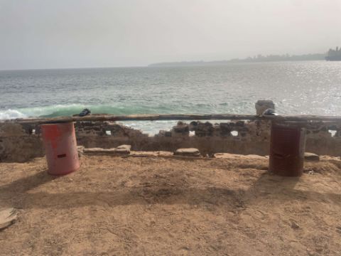 Oscar Ngu Atanga, field recording in Gorée, Senegal, for Wax Echoes: Unwritten Notes (2026)