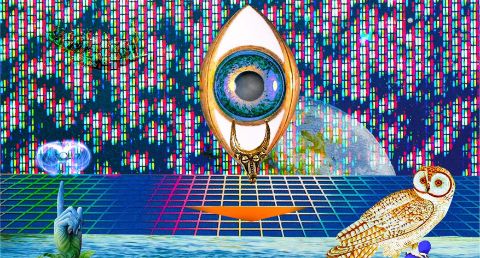 Zas Ieluhee, Eye is a Witness (2021) from the QEP series. Courtesy of the artist