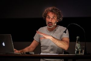 Rabih Mroué. Non-academic lecture, Oct 7, 2017

Why Are We Here Now?
How Close Could We Get to the Light and Survive?
Curated by Rabih Mroué